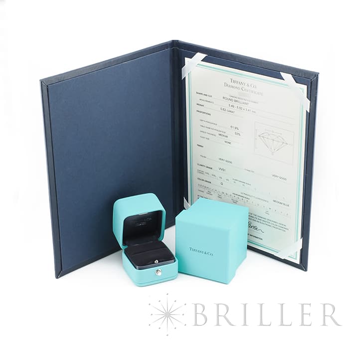 TIFFANY & Co. ティファニー リボン リング プラチナ ダイヤモンド 7