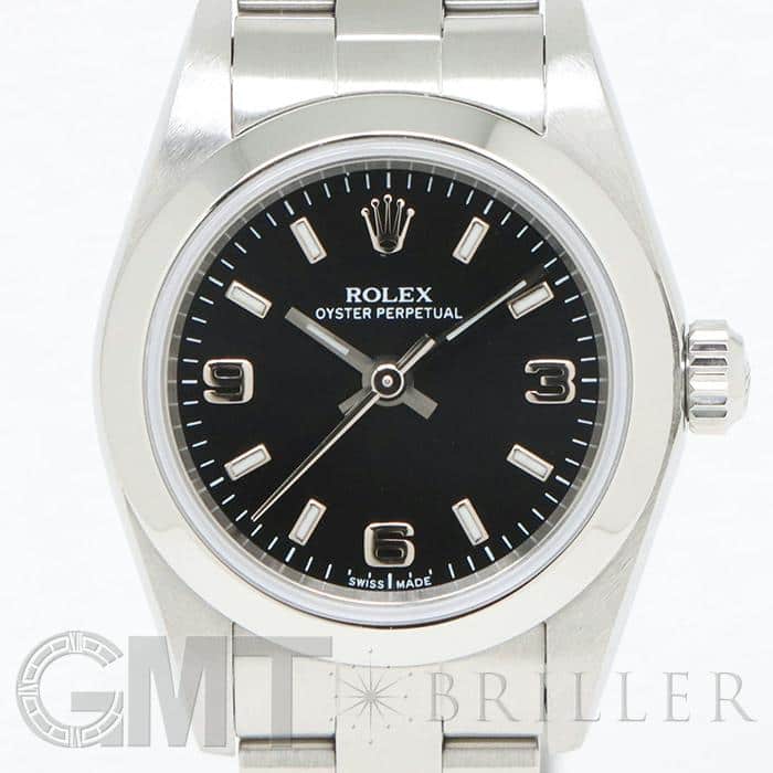 ROLEX ロレックス オイスターパーペチュアル レディ 76080 ブラック369 10