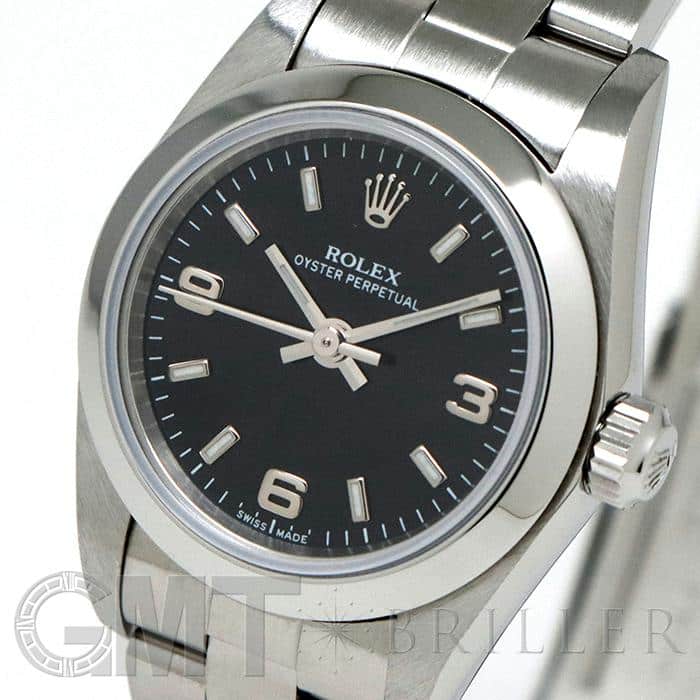 ROLEX ロレックス オイスターパーペチュアル レディ 76080 ブラック369 11