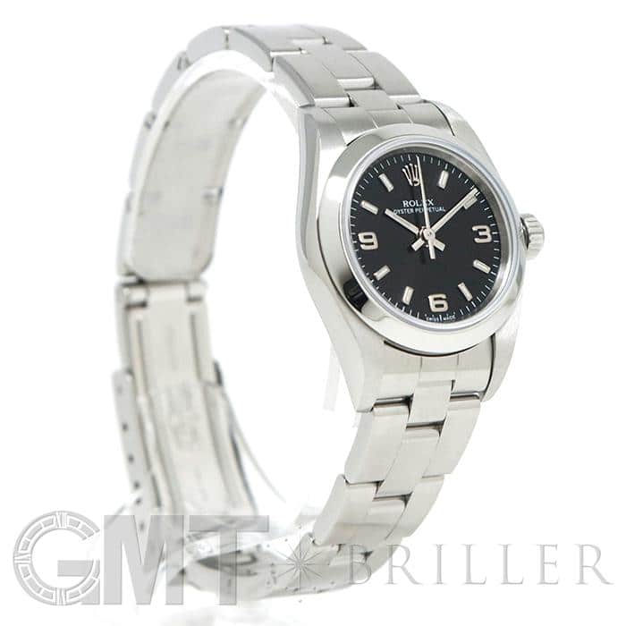 ROLEX ロレックス オイスターパーペチュアル レディ 76080 ブラック369 12
