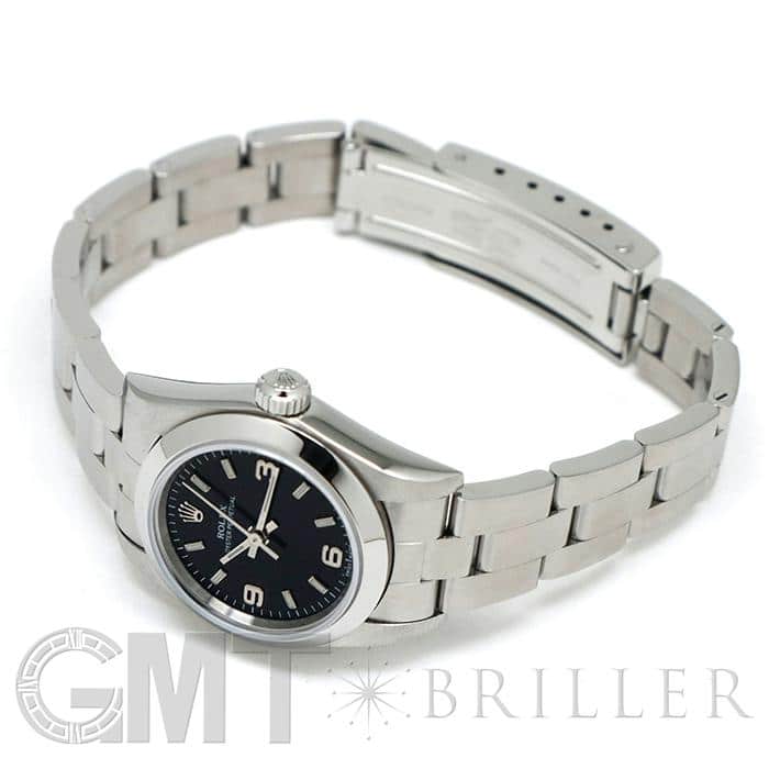 ROLEX ロレックス オイスターパーペチュアル レディ 76080 ブラック369 24