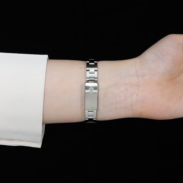 ROLEX ロレックス オイスターパーペチュアル レディ 76080 ブラック369 27