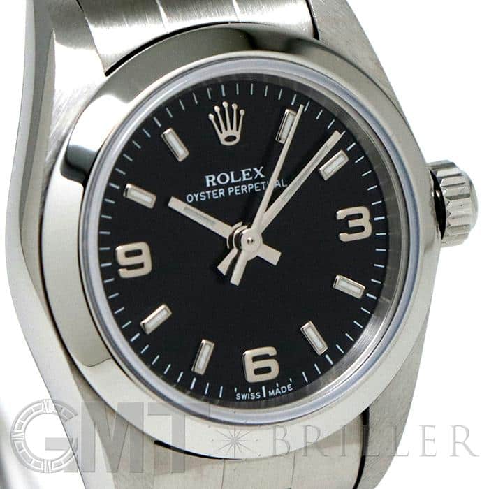 ROLEX ロレックス オイスターパーペチュアル レディ 76080 ブラック369 3
