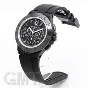 BVLGARI ブルガリ ディアゴノ マグネシウム クロノグラフ 102428 DG42BSMCVDCH ブラックラッカーダイヤル