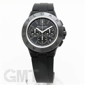 BVLGARI ブルガリ ディアゴノ マグネシウム クロノグラフ 102428 DG42BSMCVDCH ブラックラッカーダイヤル
