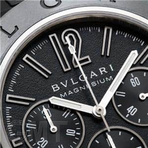 BVLGARI ブルガリ ディアゴノ マグネシウム クロノグラフ 102428 DG42BSMCVDCH ブラックラッカーダイヤル