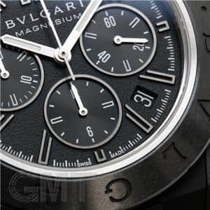 BVLGARI ブルガリ ディアゴノ マグネシウム クロノグラフ 102428 DG42BSMCVDCH ブラックラッカーダイヤル