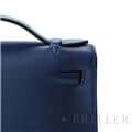 HERMES エルメス ケリー ポシェットケリー スイフト ネイビー シルバー金具 25