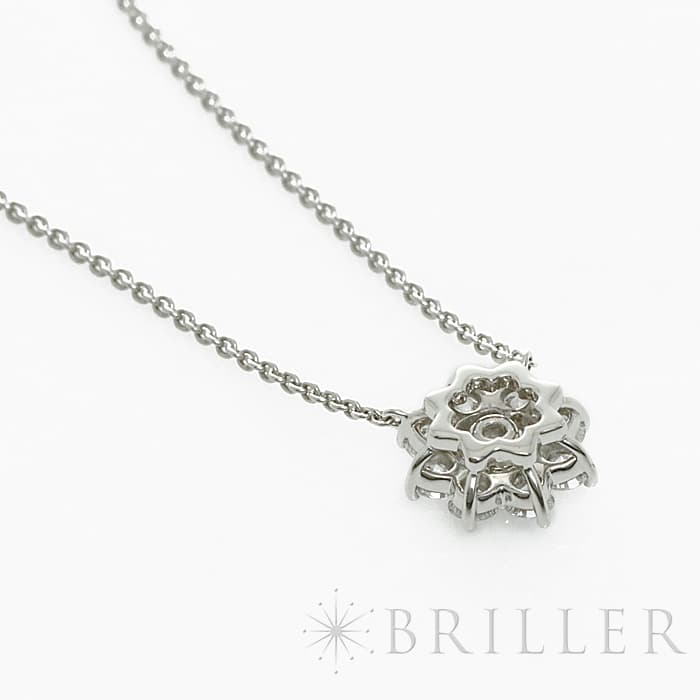 HARRY WINSTON ハリー・ウィンストン サンフラワーミニ ネックレス プラチナ ダイヤモンド PEDPNA003SF 10