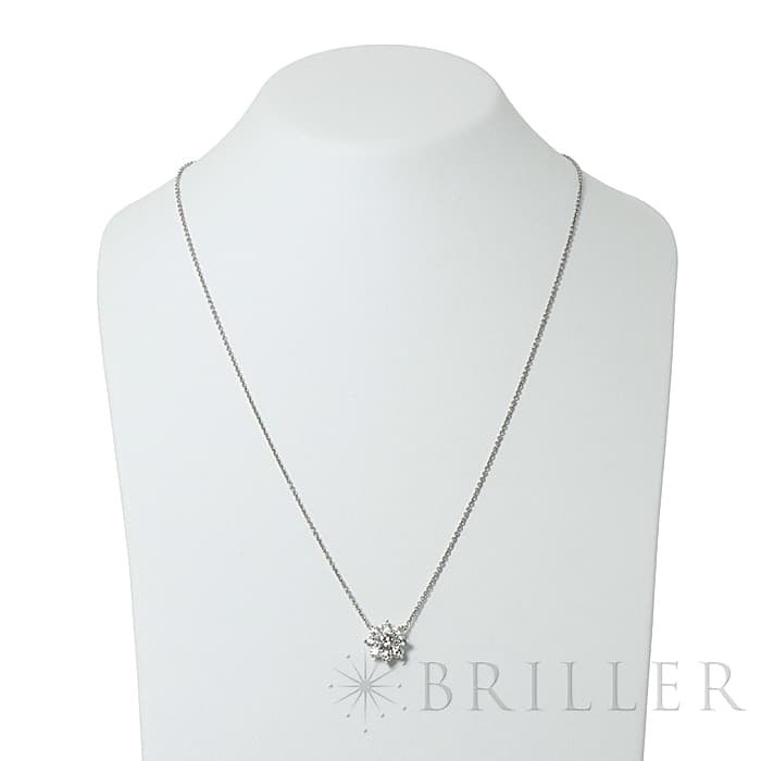 HARRY WINSTON ハリー・ウィンストン サンフラワーミニ ネックレス プラチナ ダイヤモンド PEDPNA003SF 13
