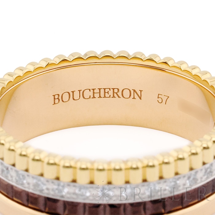 BOUCHERON　ブシュロン キャトル クラシック ダイヤモンド リング スモール JRG00627 17号 9