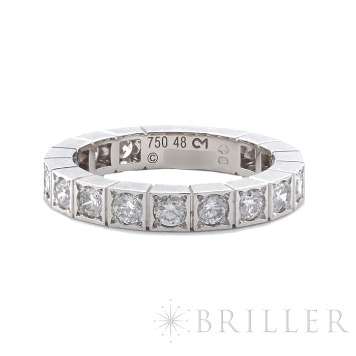CARTIER カルティエ ラニエール リング 8号 フルダイヤ ホワイトゴールド ダイヤモンド B4045248 メイン