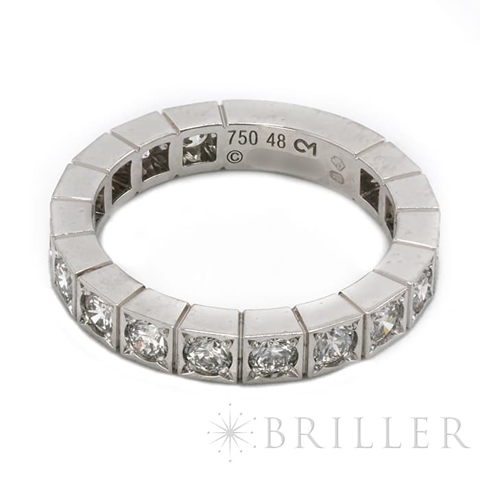 CARTIER カルティエ ラニエール リング 8号 フルダイヤ ホワイトゴールド ダイヤモンド B4045248 10