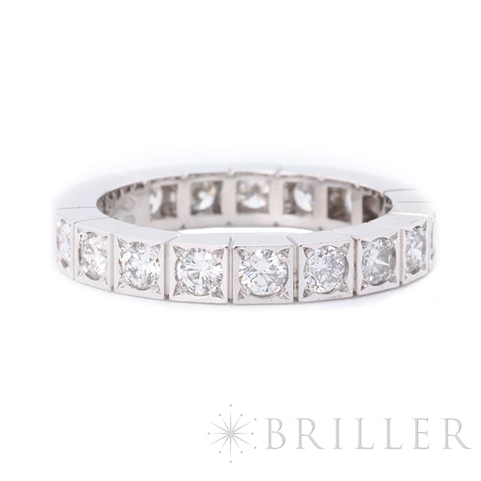 CARTIER カルティエ ラニエール リング 8号 フルダイヤ ホワイトゴールド ダイヤモンド B4045248 11