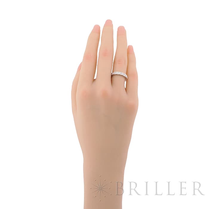 CARTIER カルティエ ラニエール リング 8号 フルダイヤ ホワイトゴールド ダイヤモンド B4045248 13