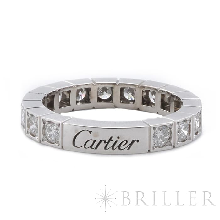 CARTIER カルティエ ラニエール リング 8号 フルダイヤ ホワイトゴールド ダイヤモンド B4045248 1