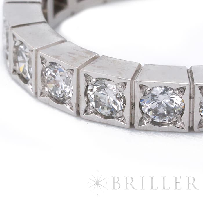 CARTIER カルティエ ラニエール リング 8号 フルダイヤ ホワイトゴールド ダイヤモンド B4045248 5
