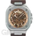 BELL & ROSS ベル&ロス 05 スケルトン ゴールデン BR05A-CH-SKST/SRB【世界限定500本】