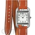 HERMES エルメス ケープコッド CC1.210.220/VBA1-I 040233WW00 ケープコッド クォーツ ドゥブルトゥール ナチュラルブラウン メイン
