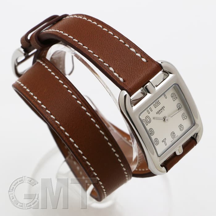 HERMES エルメス ケープコッド CC1.210.220/VBA1-I 040233WW00 ケープコッド クォーツ ドゥブルトゥール ナチュラルブラウン 11