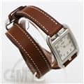 HERMES エルメス ケープコッド CC1.210.220/VBA1-I 040233WW00 ケープコッド クォーツ ドゥブルトゥール ナチュラルブラウン 11