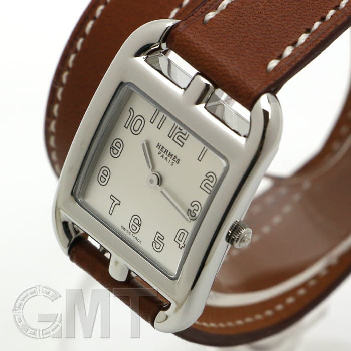 HERMES エルメス ケープコッド CC1.210.220/VBA1-I 040233WW00 ケープコッド クォーツ ドゥブルトゥール ナチュラルブラウン 13