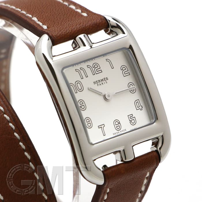 HERMES エルメス ケープコッド CC1.210.220/VBA1-I 040233WW00 ケープコッド クォーツ ドゥブルトゥール ナチュラルブラウン 14