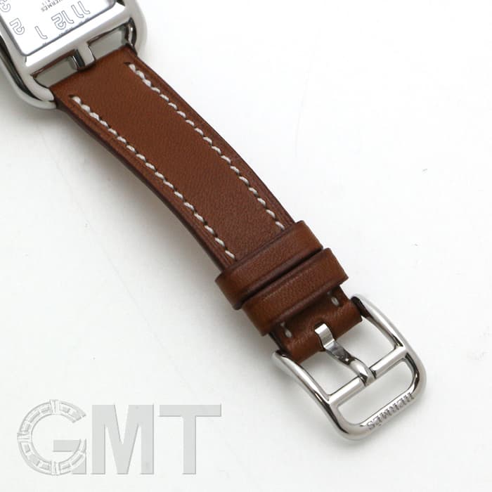 HERMES エルメス ケープコッド CC1.210.220/VBA1-I 040233WW00 ケープコッド クォーツ ドゥブルトゥール ナチュラルブラウン 27