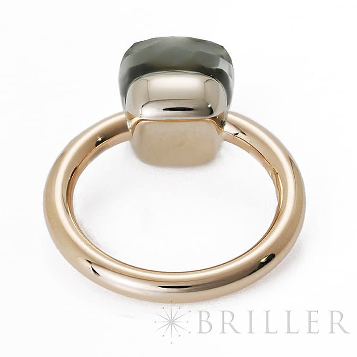 POMELLATO ポメラート ヌード リング クラシック プラシオライト  ローズゴールド/ホワイトゴールド 54 PAA1100_O6000_000PA 1