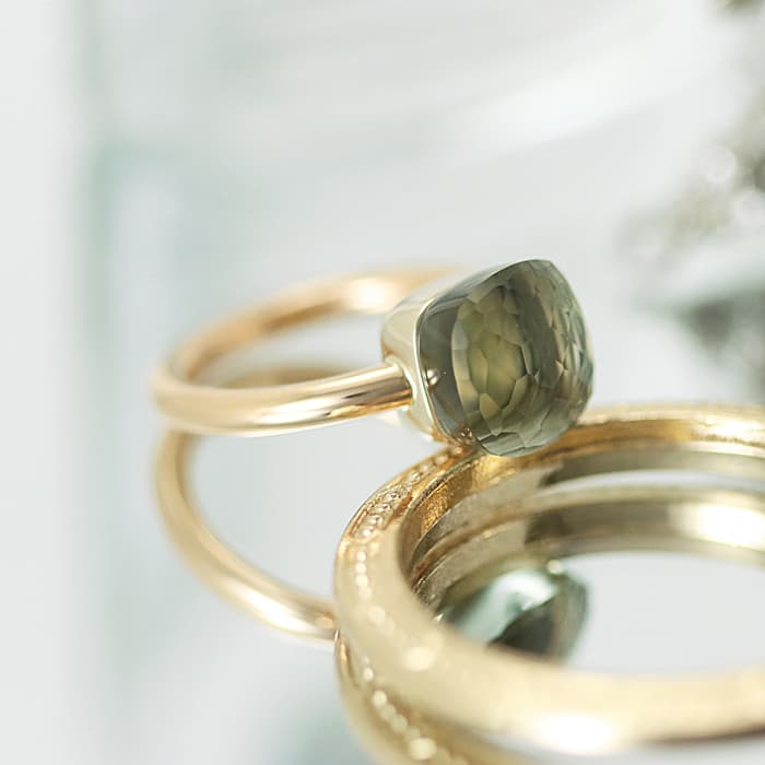 POMELLATO ポメラート ヌード リング クラシック プラシオライト  ローズゴールド/ホワイトゴールド 54 PAA1100_O6000_000PA 2