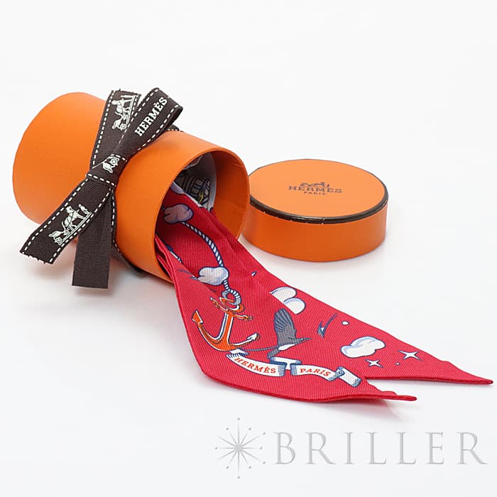 HERMES エルメス ツイリー シルク SUR MON NUAGE 私の雲 ローズヴィフ／ブルー／マルチカラー 29