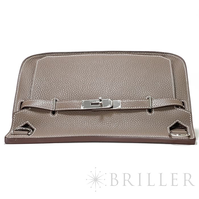 HERMES エルメス ジプシエール28 トリヨンクレマンス エトゥープ シルバー金具 12