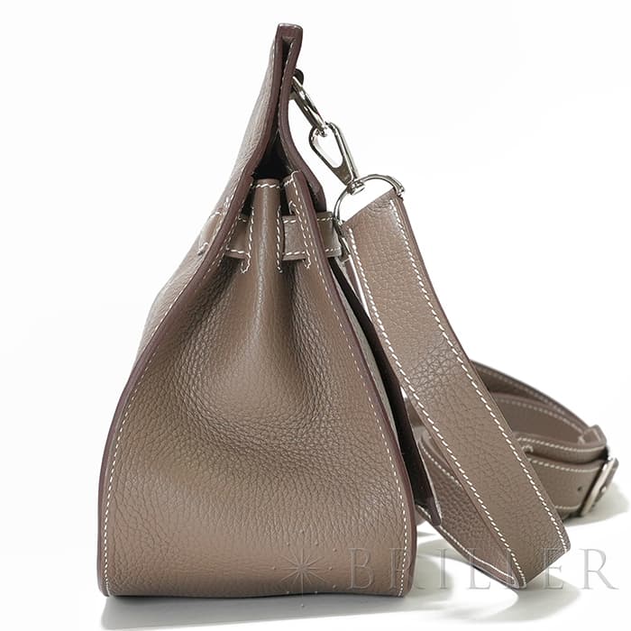 HERMES エルメス ジプシエール28 トリヨンクレマンス エトゥープ シルバー金具 14