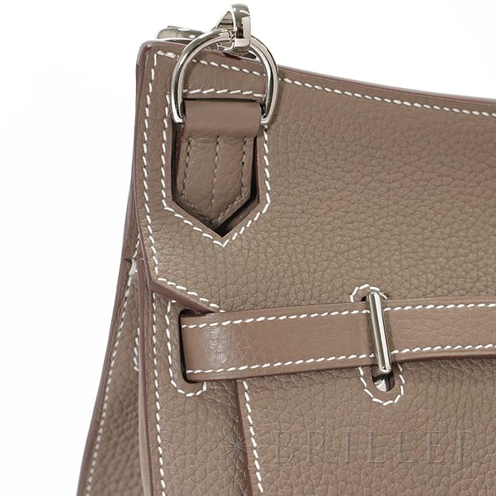 HERMES エルメス ジプシエール28 トリヨンクレマンス エトゥープ シルバー金具 16