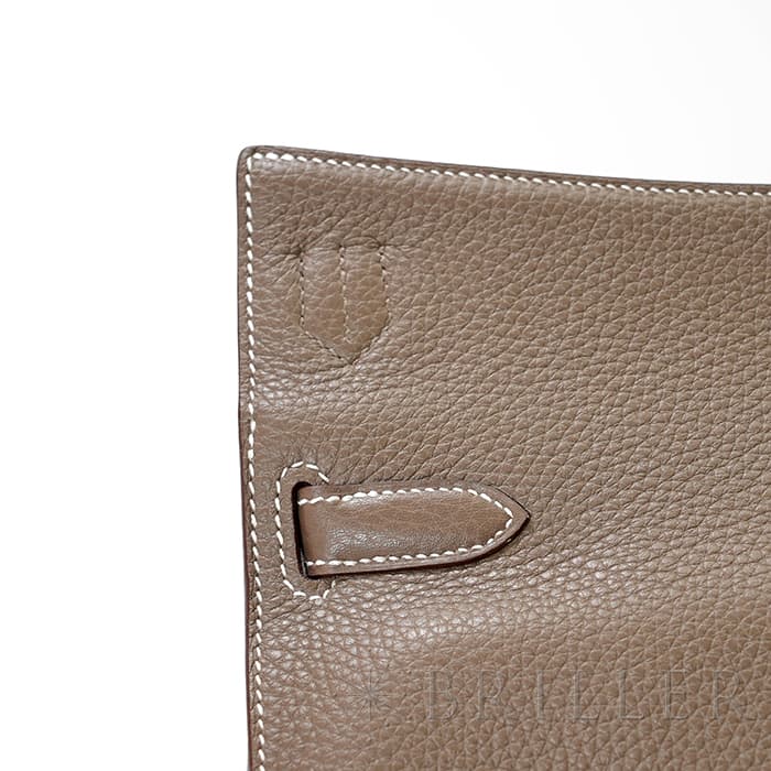 HERMES エルメス ジプシエール28 トリヨンクレマンス エトゥープ シルバー金具 18
