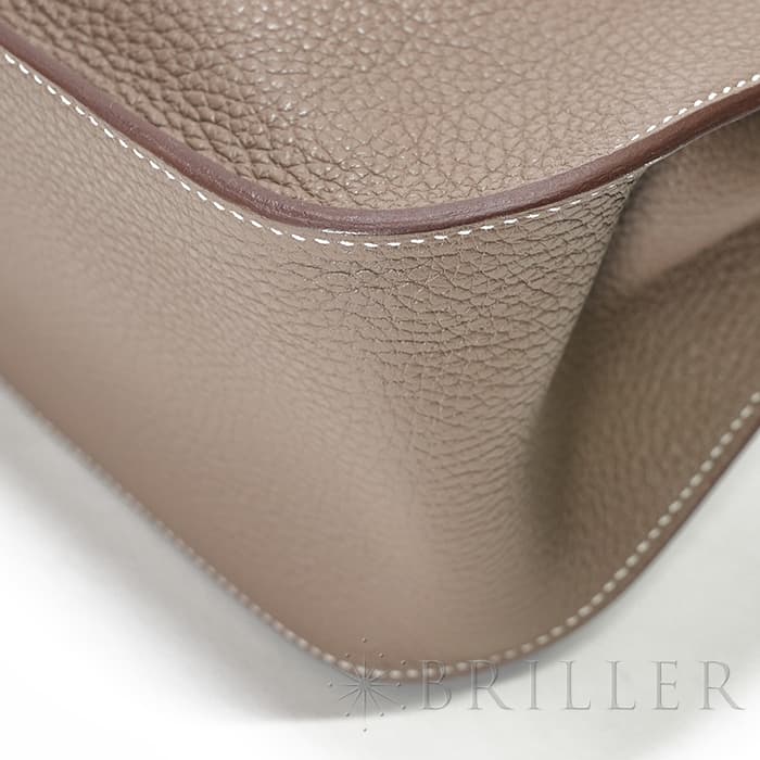 HERMES エルメス ジプシエール28 トリヨンクレマンス エトゥープ シルバー金具 23