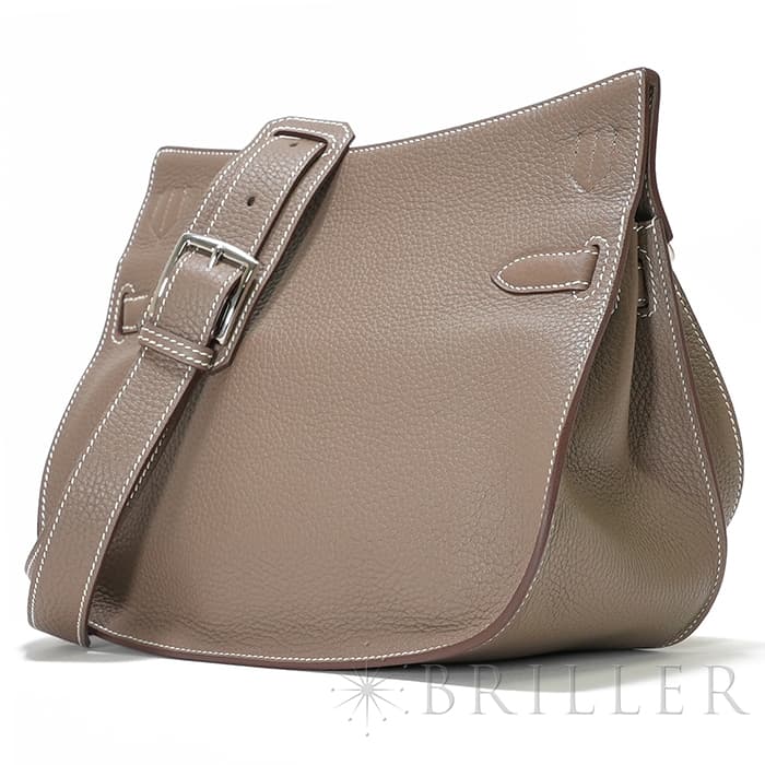 HERMES エルメス ジプシエール28 トリヨンクレマンス エトゥープ シルバー金具 24