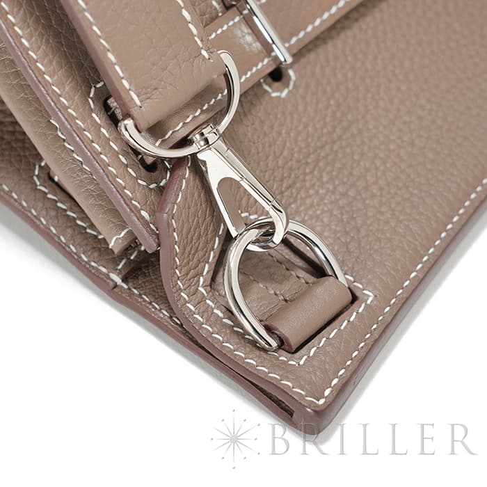 HERMES エルメス ジプシエール28 トリヨンクレマンス エトゥープ シルバー金具 26