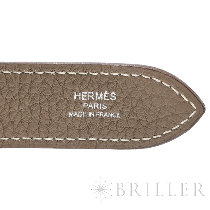 HERMES エルメス ジプシエール28 トリヨンクレマンス エトゥープ シルバー金具 28