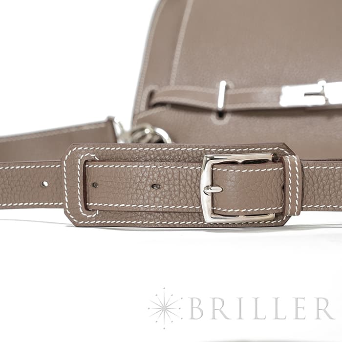 HERMES エルメス ジプシエール28 トリヨンクレマンス エトゥープ シルバー金具 5