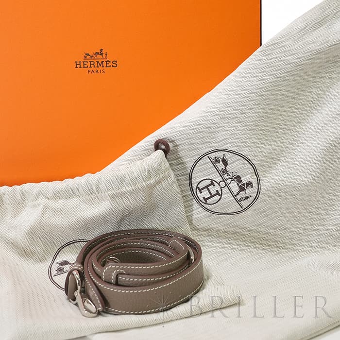 HERMES エルメス ジプシエール28 トリヨンクレマンス エトゥープ シルバー金具 7