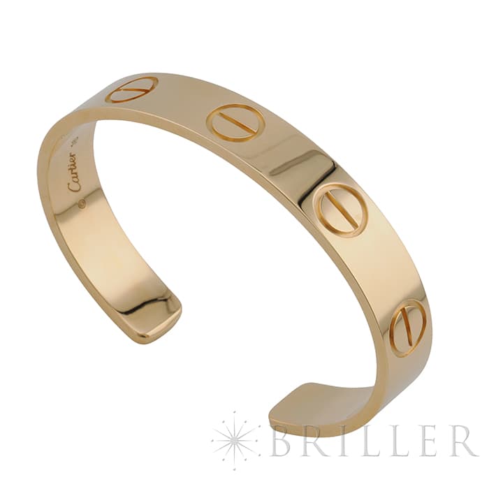 CARTIER カルティエ ラブ ブレスレット オープン  ラージ B6064616 12