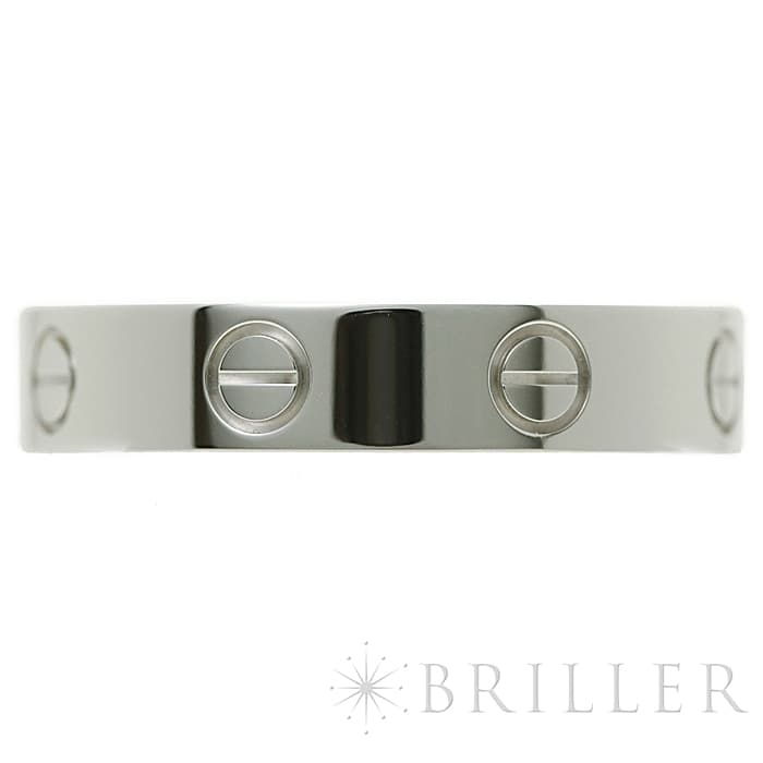 CARTIER カルティエ ラブ リング スモールモデル ホワイトゴールド ダイヤモンド1石 13号 B4050500 9