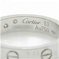 CARTIER カルティエ ラブ リング スモールモデル ホワイトゴールド ダイヤモンド1石 13号 B4050500 4