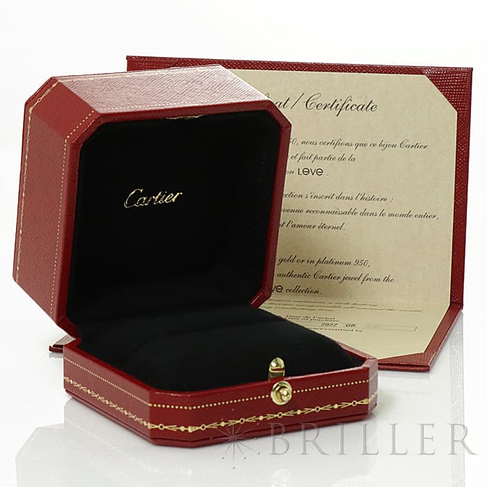 CARTIER カルティエ ラブ リング スモールモデル ホワイトゴールド ダイヤモンド1石 13号 B4050500 7