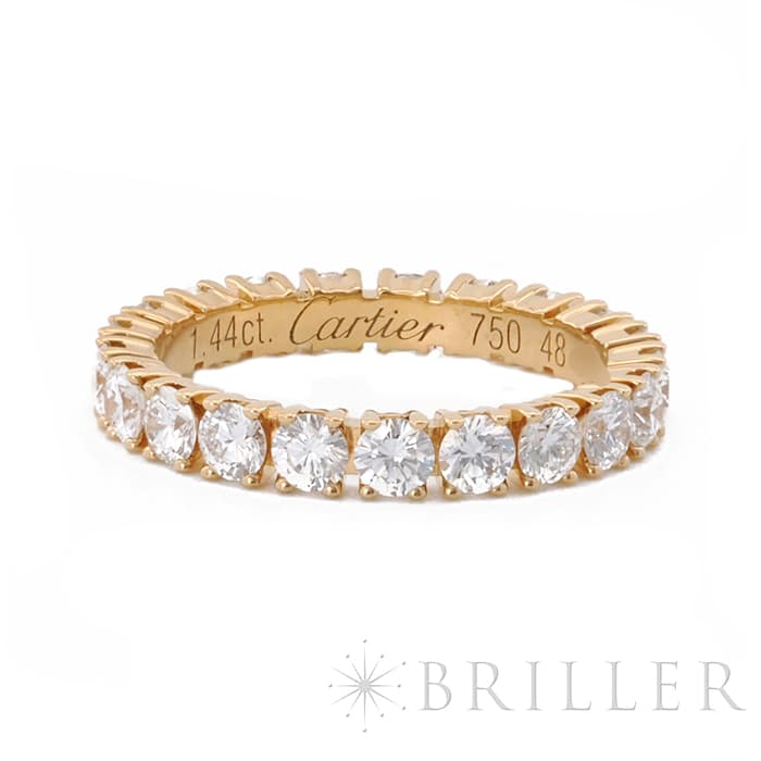 CARTIER カルティエ デスティネ リング フルエタニティ イエローゴールド ダイヤモンド 8号 N4127448 メイン