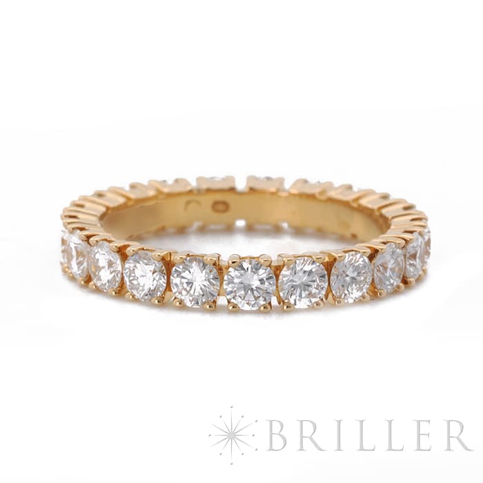 CARTIER カルティエ デスティネ リング フルエタニティ イエローゴールド ダイヤモンド 8号 N4127448 9