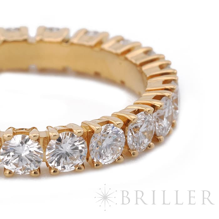 CARTIER カルティエ デスティネ リング フルエタニティ イエローゴールド ダイヤモンド 8号 N4127448 10