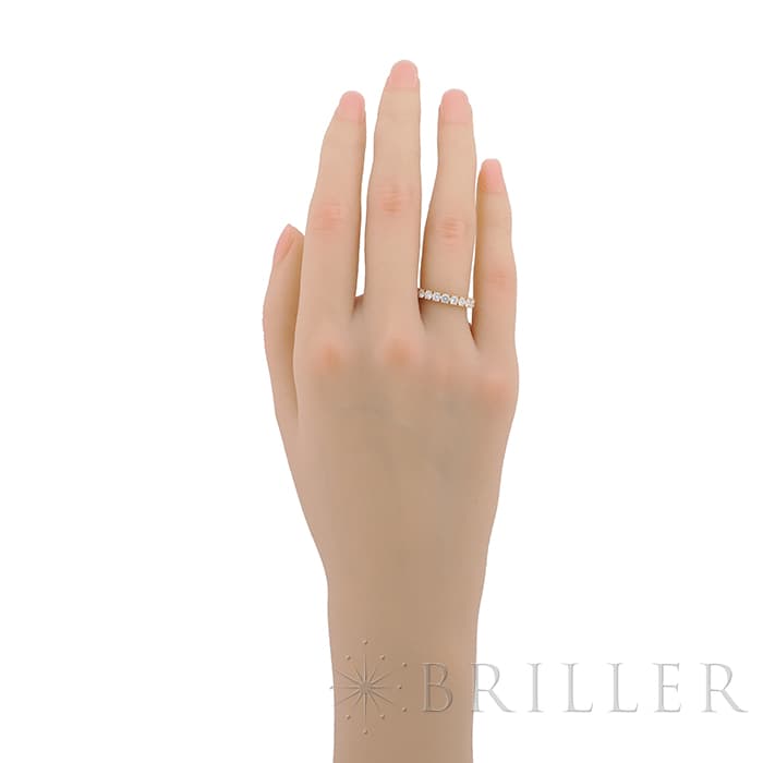 CARTIER カルティエ デスティネ リング フルエタニティ イエローゴールド ダイヤモンド 8号 N4127448 13