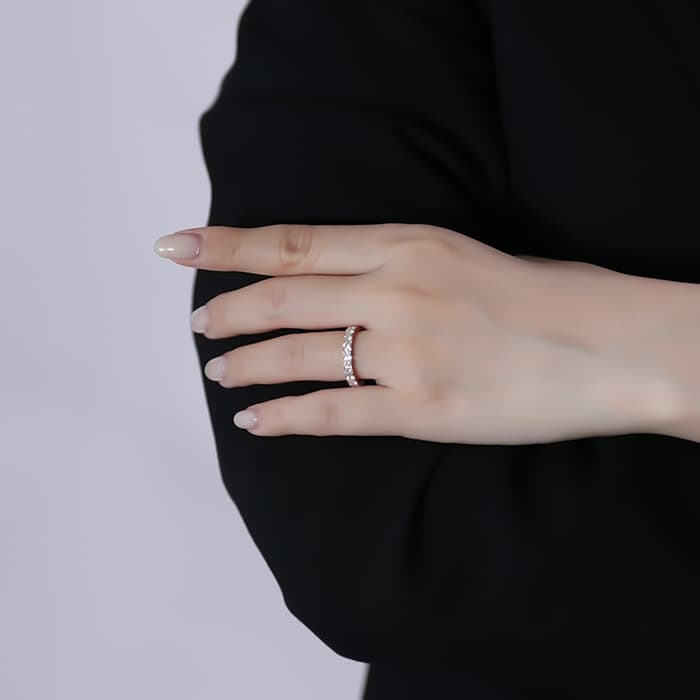 CARTIER カルティエ デスティネ リング フルエタニティ イエローゴールド ダイヤモンド 8号 N4127448 14